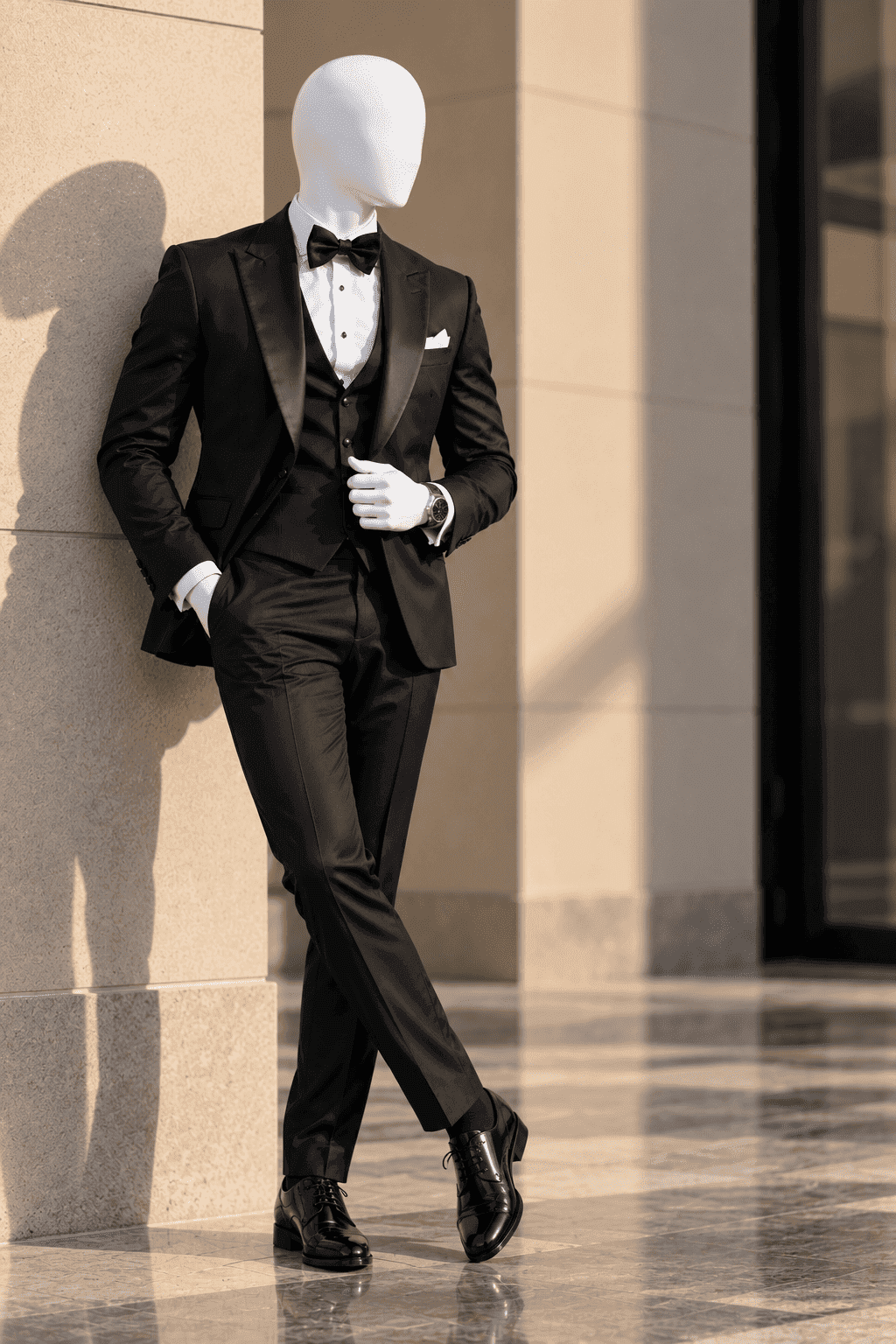 The Noir Royale – Premium Men's Black Tuxedo Suit alternative view